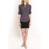 Charcoal Sheri Collar Shirt